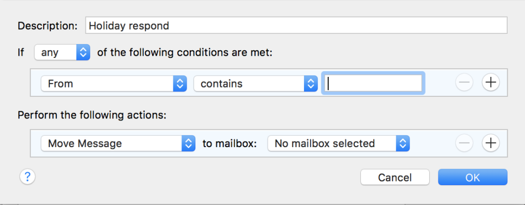 macOS: How to create an AutoResponder message in Mail – Apple Must