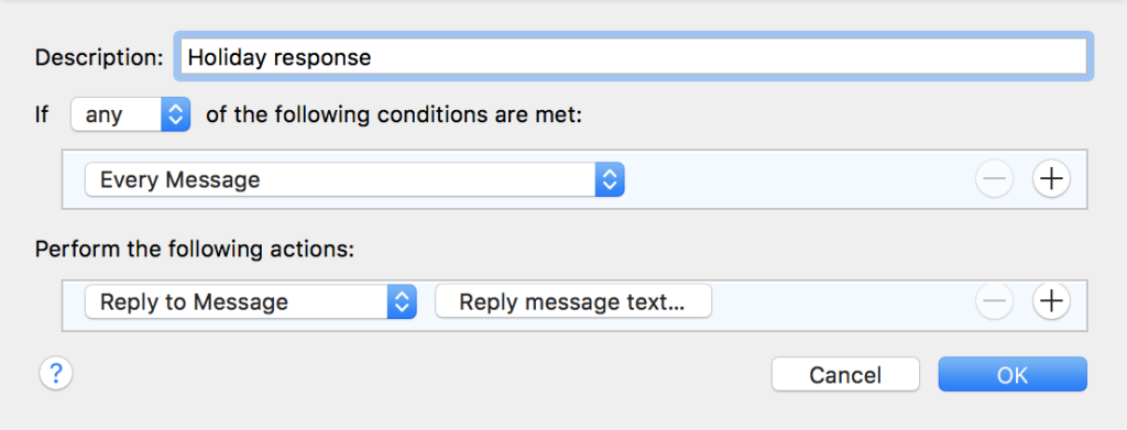 macOS: How to create an AutoResponder message in Mail – Apple Must