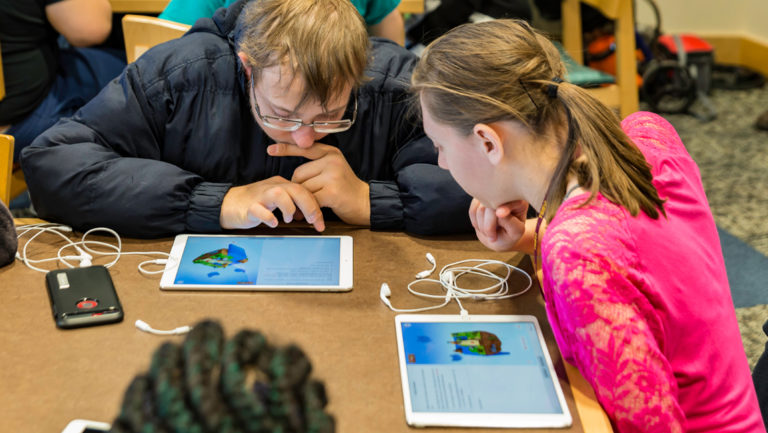 Apple introduces coding training to blind and deaf students across U.S ...